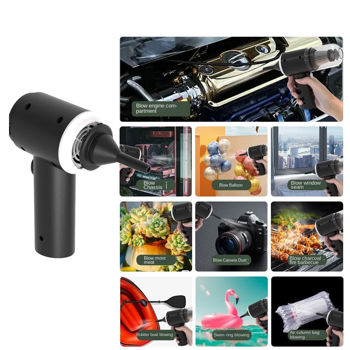Portable Air Duster Wireless Vacuum Cleaner